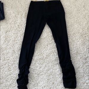 Catherine Malandrino black side zip pants size 2